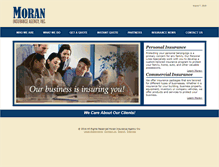 Tablet Screenshot of moraninsagency.com